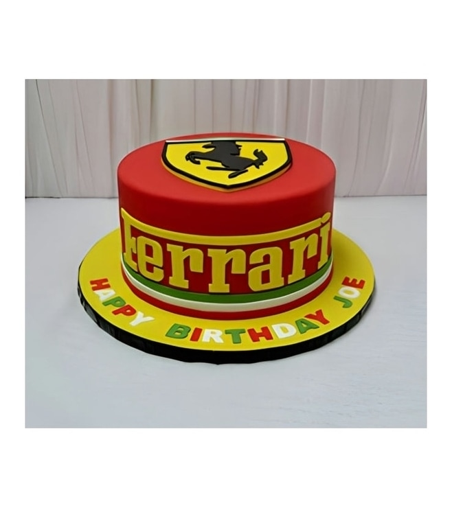 Ferrari Logo Cake 3