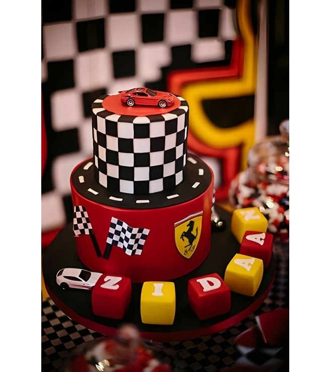 Ferrari Showroom Cake, Ferrari Cakes