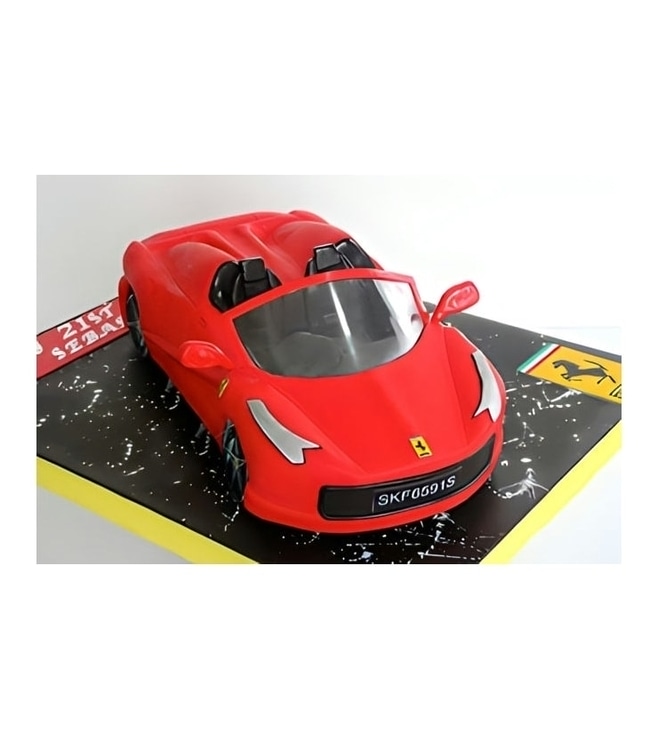 3D Ferrari Speedster Cake 2
