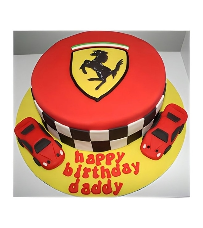 Ferrari Logo Cake 4