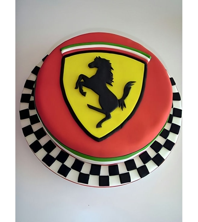 Ferrari Logo Cake 5, Ferrari Cakes