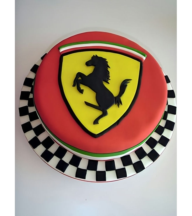 Ferrari Logo Cake 5