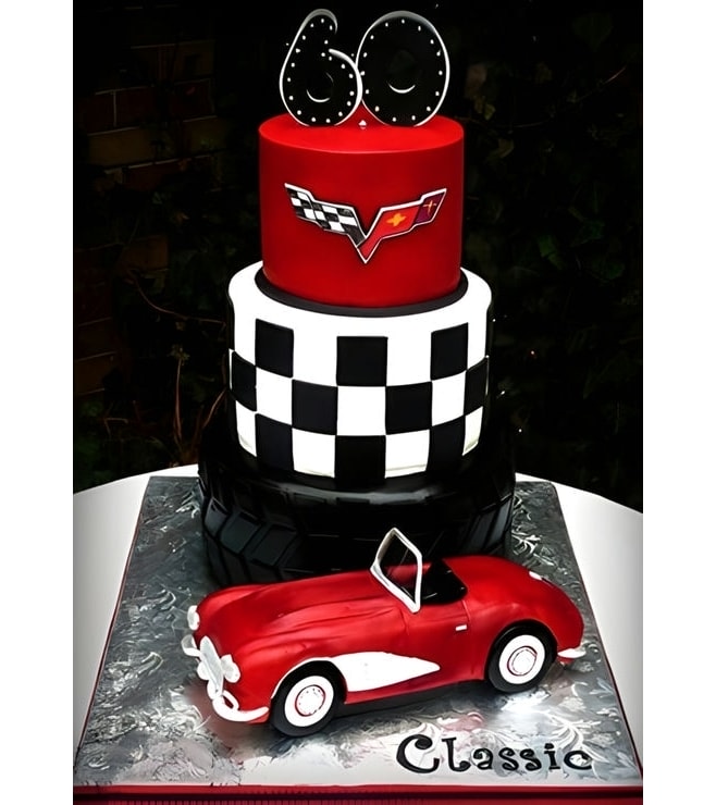 Classic Corvette Cake