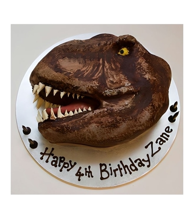 T-Rex Head Cake, Dinosaur Cakes