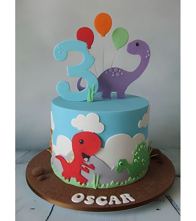 Dino Nursery Cake