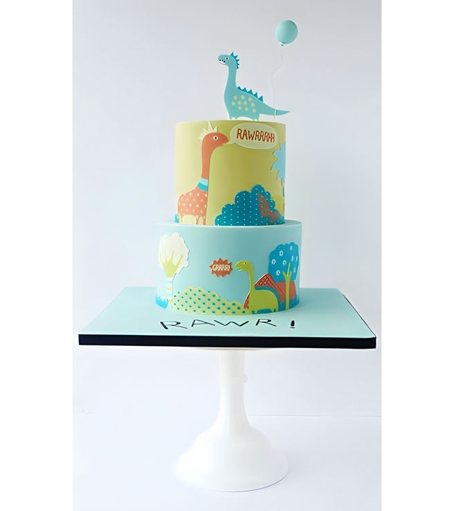 Baby Dinosaur Cake 2