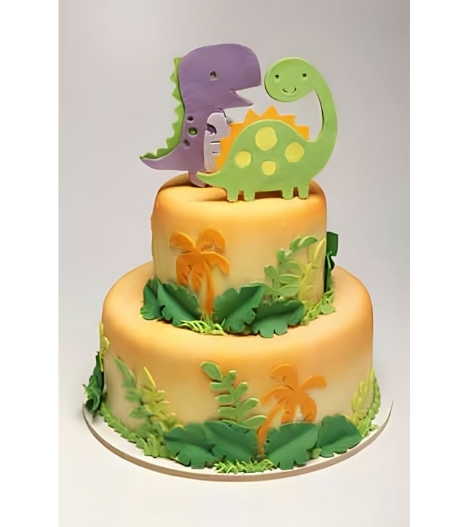 Baby Dino Jungle Fun Cake, Dinosaur Cakes