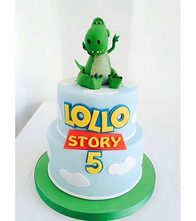 Toy Story's Rex Cake, Dinosaur Cakes
