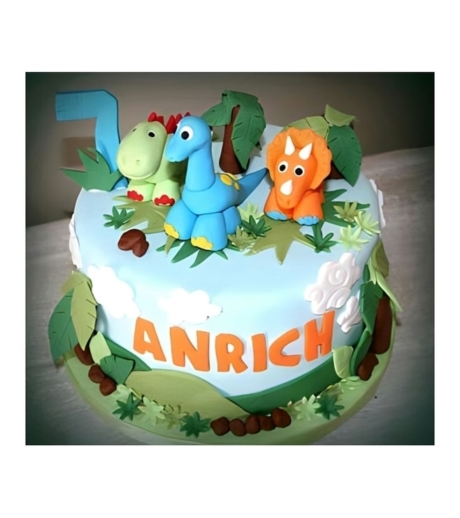 Pet Dinosaurs Cake