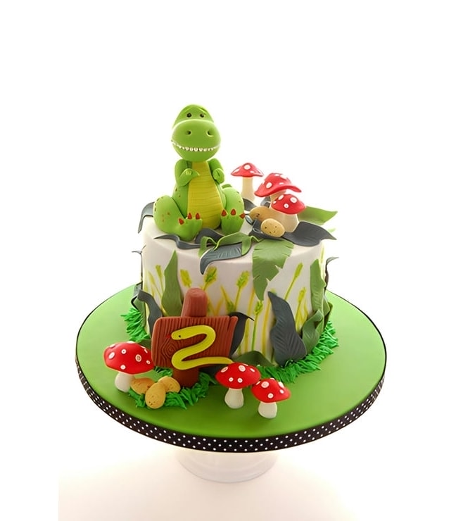Playful T-Rex Cake, Dinosaur Cakes