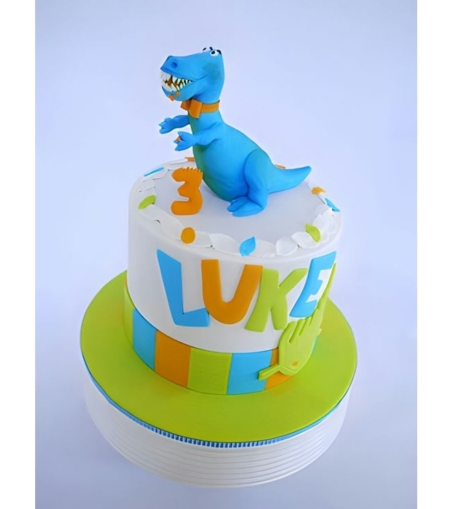 Blue Dinosaur Cake, Dinosaur Cakes