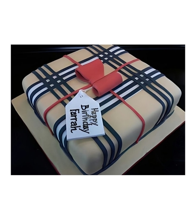 Burberry Gift Cake