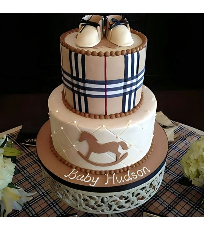 Burberry New Baby Cake, Designer Cakes
