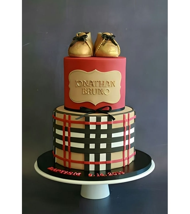 Burberry Baby Cake, Designer Cakes