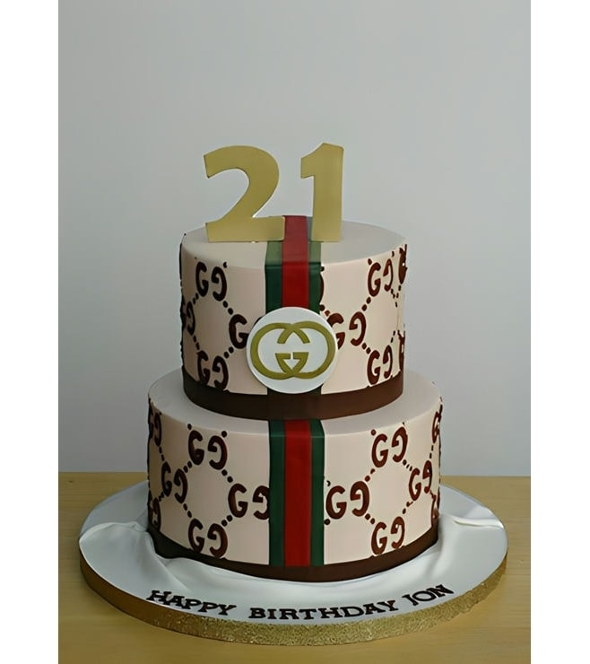 Gucci Tiered Cake 4, Designer Cakes