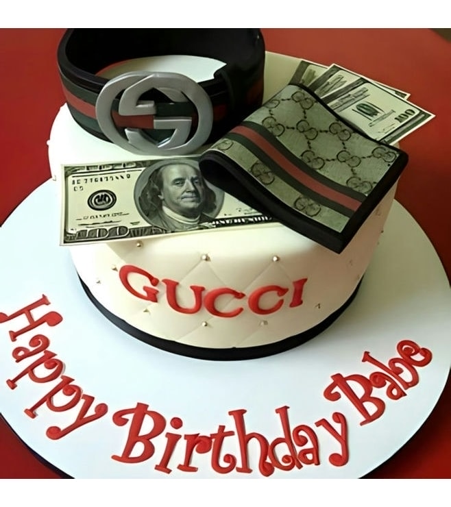 Big Spender Gucci Cake, Designer Cakes