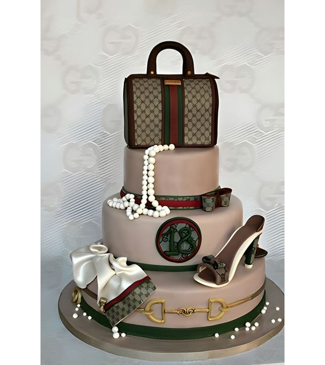 Gucci Set Tiered Cake