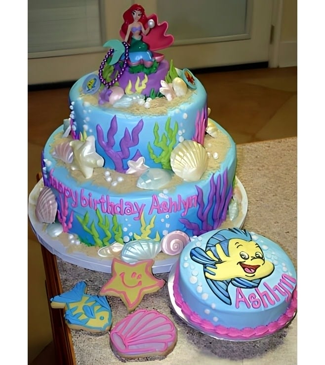 Little Mermaid Tiered Reef Cake