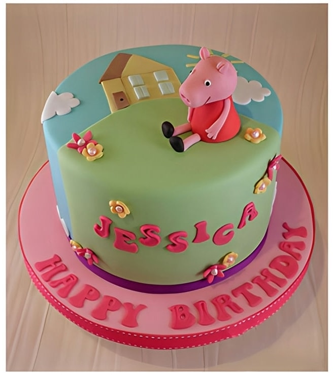 Peppa Pig Playtime Birthday Cake, Peppa Pig Cakes