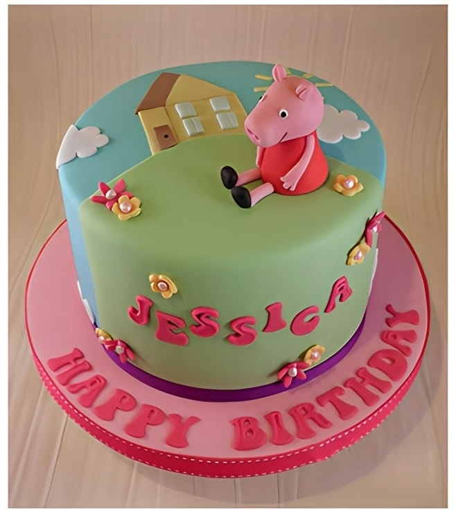 Peppa Pig Playtime Birthday Cake