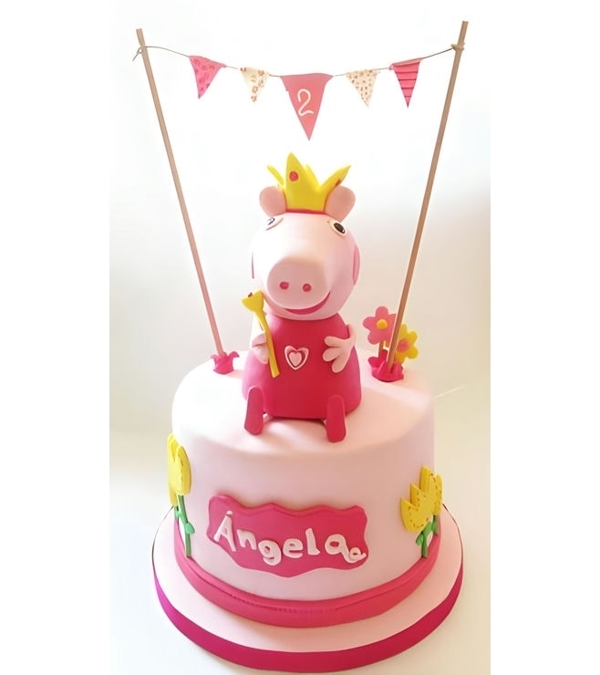 Princess Peppa Pig Birthday Cake 3
