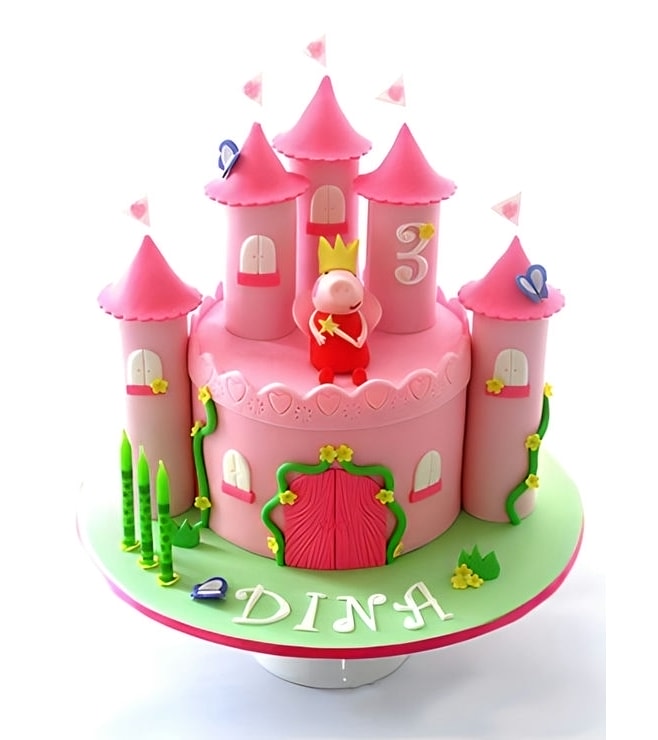 Peppa Pig Castle Cake 2, Peppa Pig Cakes