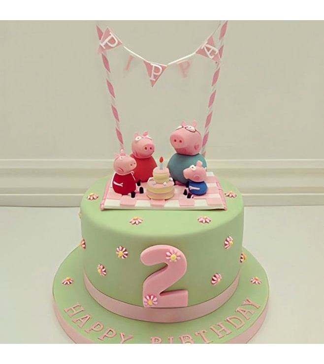 Peppa Pig  Party Cake 1, Peppa Pig Cakes