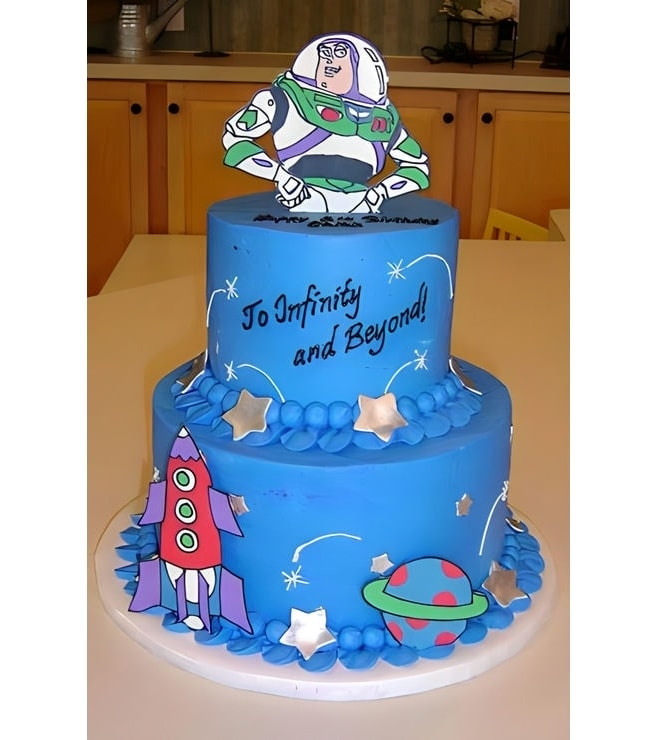 Infinity & Beyond Tiered Cake, Toy Story Cakes