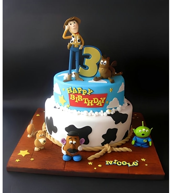 Woody & Friends Cake 2