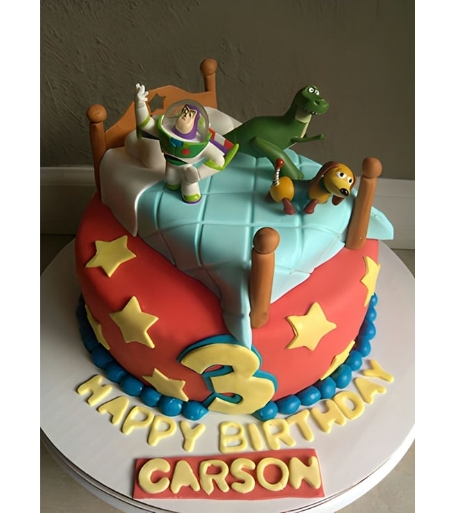 Buzz, Rex and Slink Cake, Toy Story Cakes