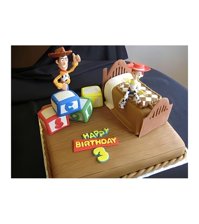 The Sherrif & the CowGirl Cake, Toy Story Cakes