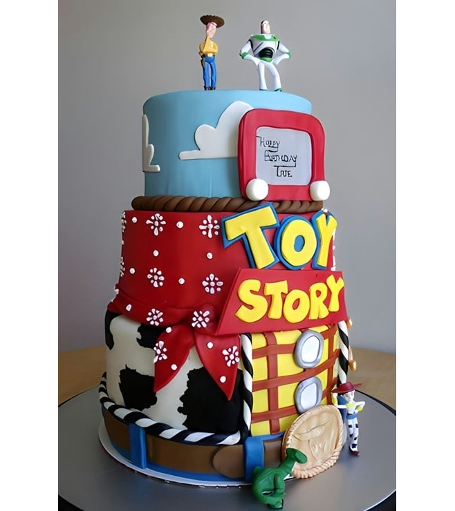 Toy Story Heroes Tiered Cake