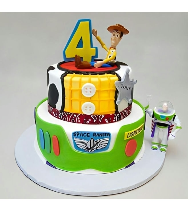 Toy Story Heroes Cake 4, Toy Story Cakes