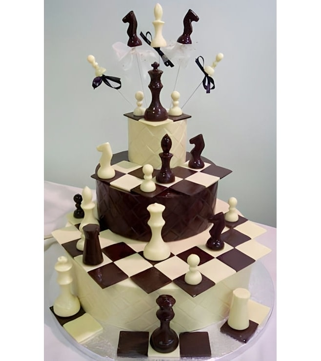All The King's Men Tiered Cake, Chess Cakes