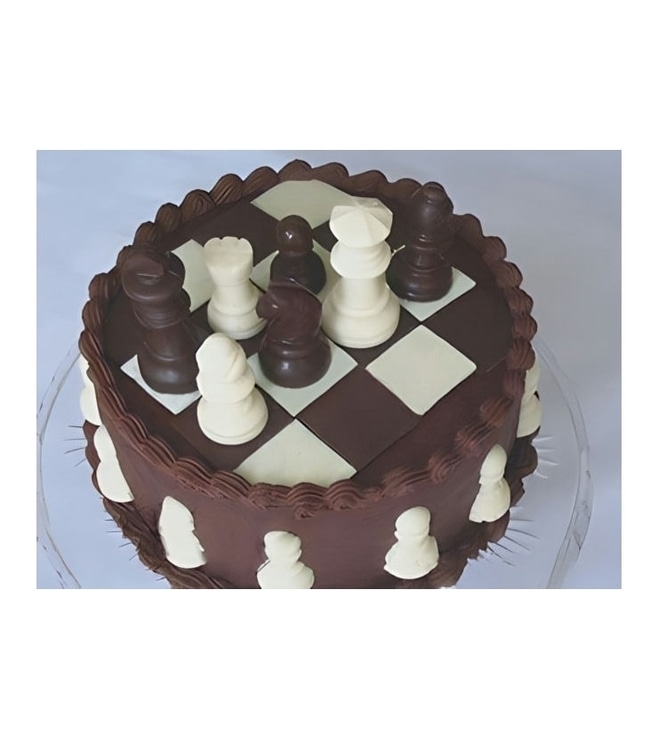 Chocolate Pawns Cake, Chess Cakes