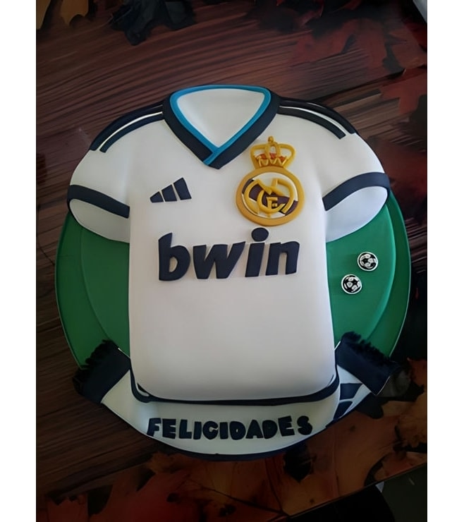Real Madrid Jersey Cake