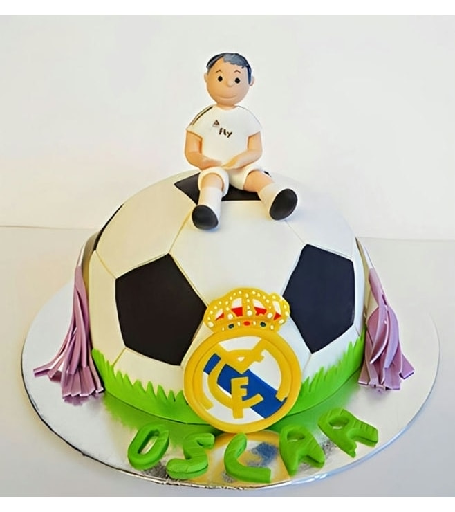 Little Ronaldo Real Madrid Cake