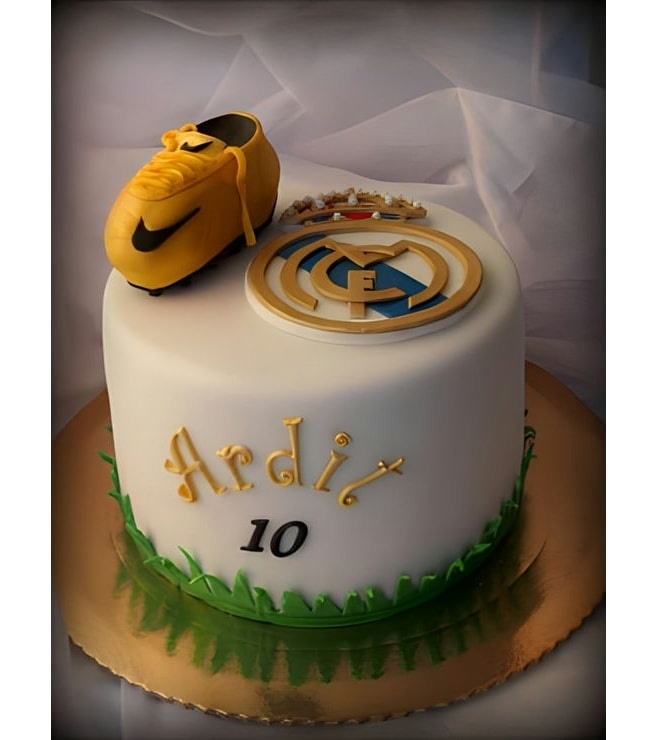 Real Madrid Nike Boot Cake, Real Madrid Cakes