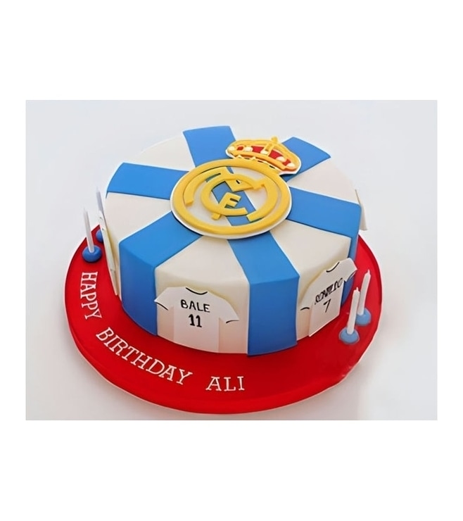 Real Madrid Team Jerseys Cake 2, Sports
