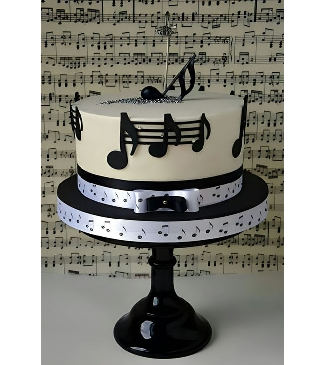 Musical Notes Cake 1