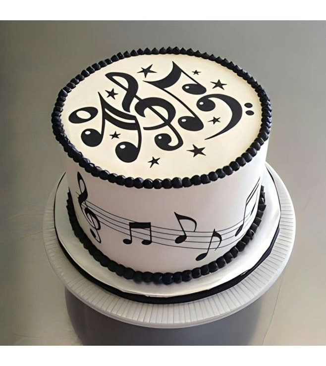 Musical Notes Cake 2