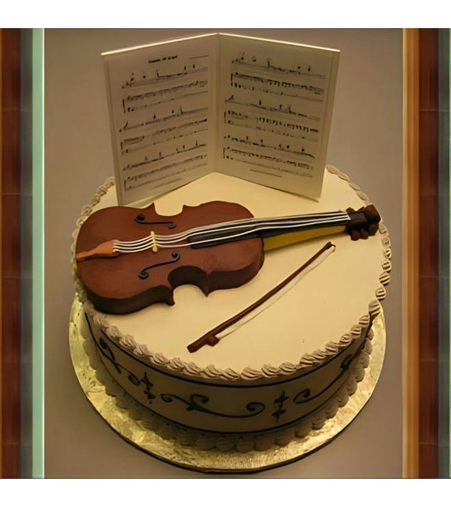 Violinist Cake, Instrument Cakes