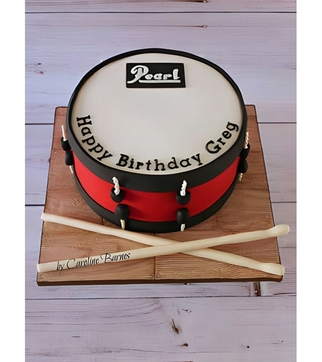 Pearl Drum Cake, Instrument Cakes