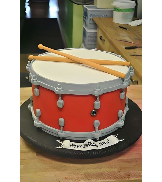 Drum Cake 1, Instrument Cakes