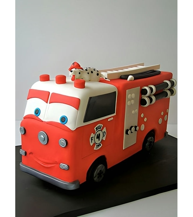 Red From Cars Cake, FireEngine Truck Cakes