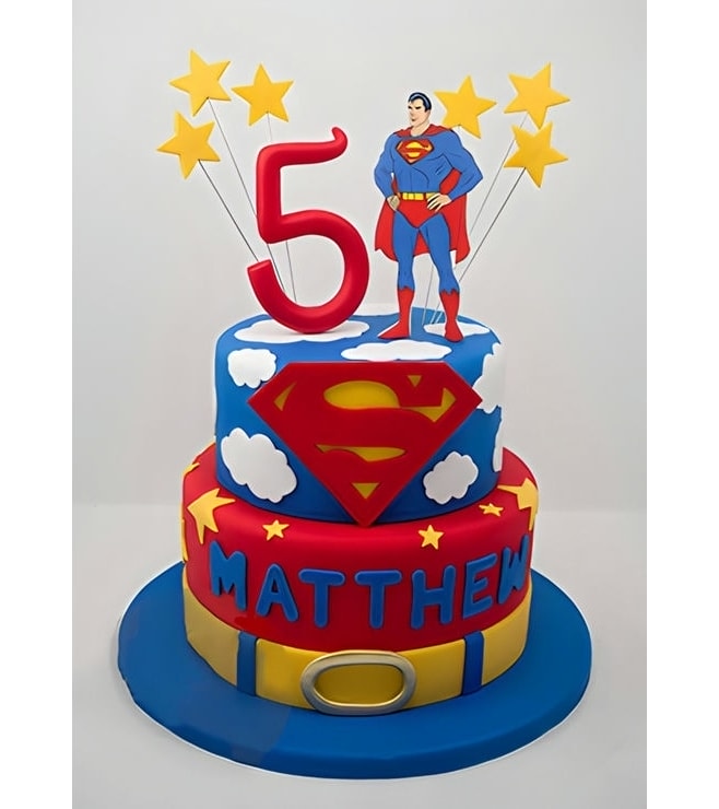 Superman Cutout Cake, Superman Cakes