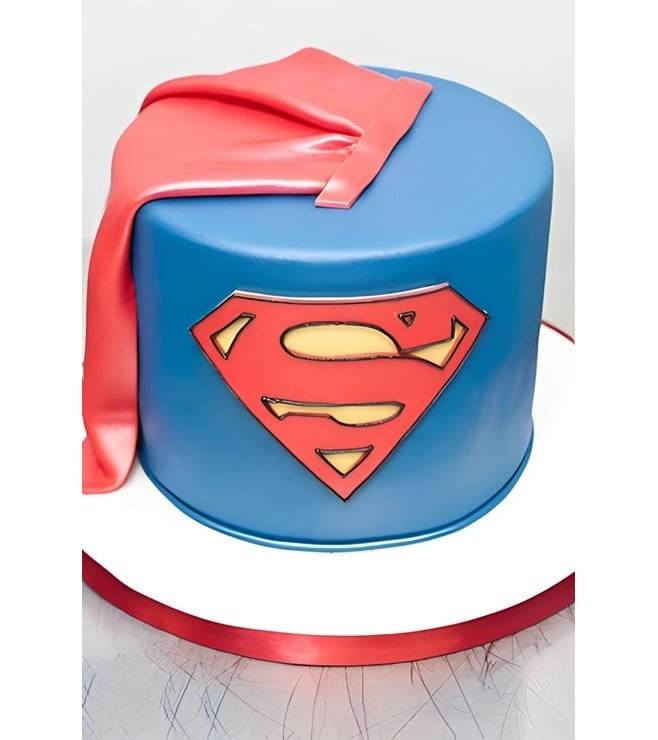 Superman Cape Cake 1