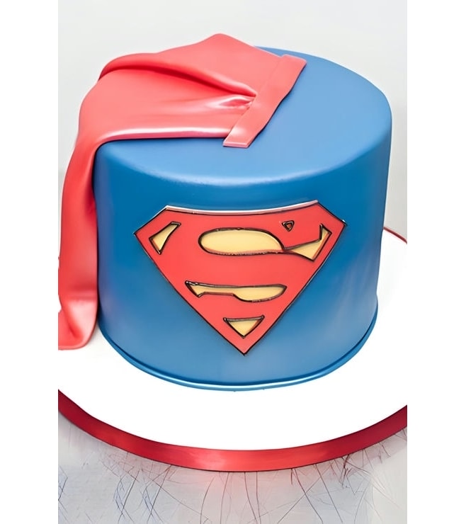 Superman Cape Cake 1, Superman Cakes