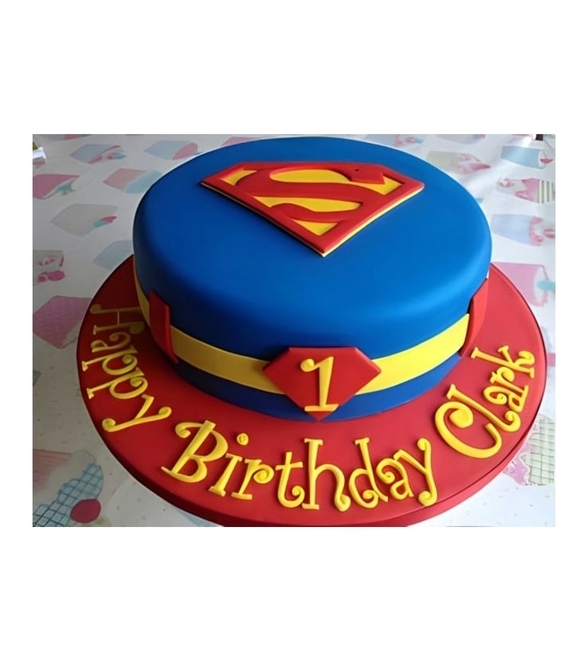 Superman Suit Cake