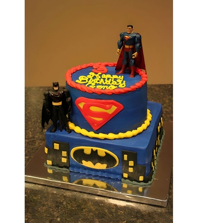 Batman vs Superman Cake